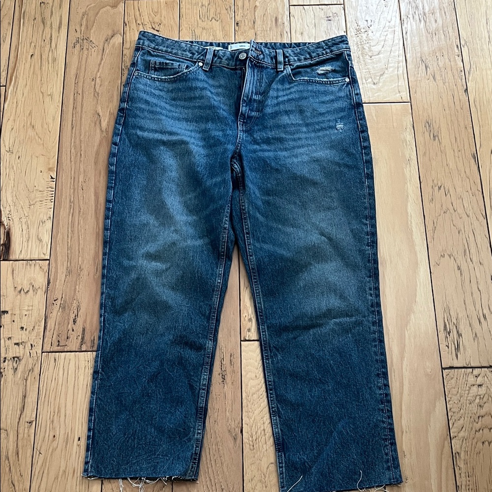 Mango Dark Blue Denim Jeans